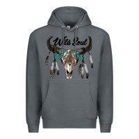 Rock wild soul boho skull Premium Hoodie - RanaPortraitStore