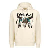 Sandshell wild soul boho skull Premium Hoodie - RanaPortraitStore