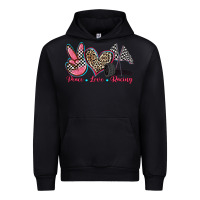 Black peace love racing Urban Hoodie - Zillion Design Studio