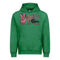 Emerald peace love racing Urban Hoodie - Zillion Design Studio