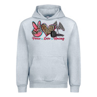 Heather Grey peace love racing Urban Hoodie - Zillion Design Studio
