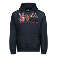 Navy peace love racing Urban Hoodie - Zillion Design Studio