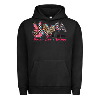 Pigment Black peace love racing Urban Hoodie - Zillion Design Studio