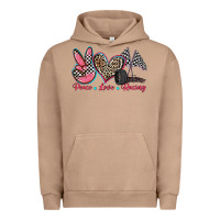 Pigment Burro peace love racing Urban Hoodie - Zillion Design Studio