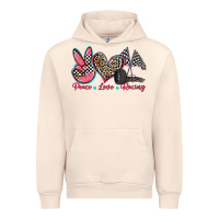 Sandshell peace love racing Urban Hoodie - Zillion Design Studio