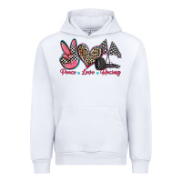 White peace love racing Urban Hoodie - Zillion Design Studio