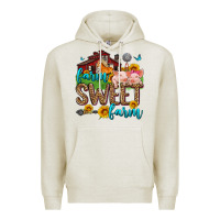 Oatmeal Heather farm sweet farm Premium Hoodie - Zillion Design Studio