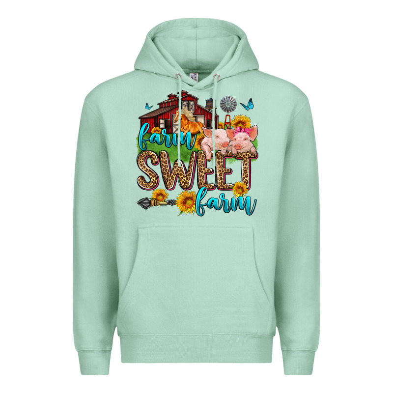 Farm Sweet Farm Premium Hoodie by Zillion Design Studio | Teevron