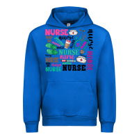 Cobalt nurse Urban Hoodie - Zillion Design Studio