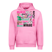 Fuchsia Pink nurse Urban Hoodie - Zillion Design Studio
