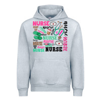 Heather Grey nurse Urban Hoodie - Zillion Design Studio