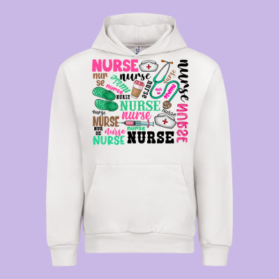 Nurse Urban Hoodie Designed By Zillion Design Studio