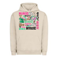 Pigment French Oak nurse Urban Hoodie - Zillion Design Studio