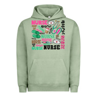 Pigment Oil Green nurse Urban Hoodie - Zillion Design Studio