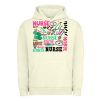 Pigment Pistachio nurse Urban Hoodie - Zillion Design Studio