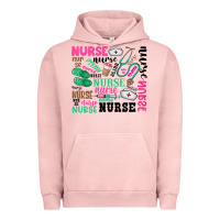 Pigment Salmon nurse Urban Hoodie - Zillion Design Studio