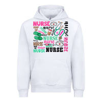 White nurse Urban Hoodie - Zillion Design Studio