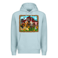 Blue Mist farm life Premium Hoodie - Zillion Design Studio