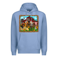Colony Blue farm life Premium Hoodie - Zillion Design Studio
