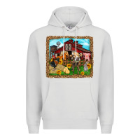 Dove Grey farm life Premium Hoodie - Zillion Design Studio