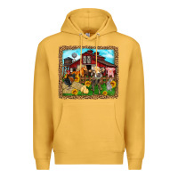Mustard farm life Premium Hoodie - Zillion Design Studio