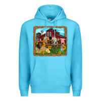 Ocean Blue farm life Premium Hoodie - Zillion Design Studio