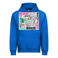 Cobalt nurse Urban Hoodie - Zillion Design Studio