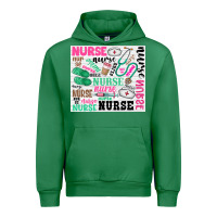Emerald nurse Urban Hoodie - Zillion Design Studio