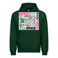 Forest Green nurse Urban Hoodie - Zillion Design Studio