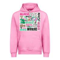 Fuchsia Pink nurse Urban Hoodie - Zillion Design Studio
