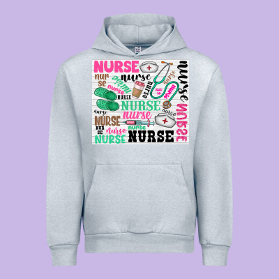 Nurse Urban Hoodie Designed By Zillion Design Studio