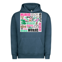 Pigment Midnight Navy nurse Urban Hoodie - Zillion Design Studio