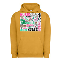 Pigment Peanut Butter nurse Urban Hoodie - Zillion Design Studio