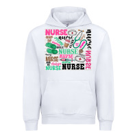White nurse Urban Hoodie - Zillion Design Studio