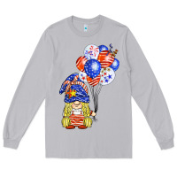 Moon Dust patriotic gnome balloon Long Sleeve Tee - BarkalooDesign