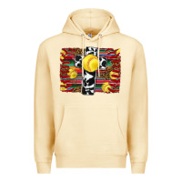 Pina Colada softball cross serape leopard background Premium Hoodie - RanaPortraitStore