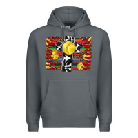 Rock softball cross serape leopard background Premium Hoodie - RanaPortraitStore