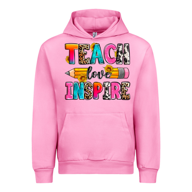 Teach Love Inspire Urban Hoodie by Zillion Design Studio | Teevron