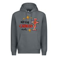 Rock merry christmas cross Premium Hoodie - RanaPortraitStore