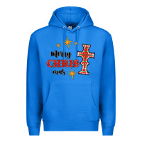 True Royal merry christmas cross Premium Hoodie - RanaPortraitStore