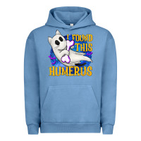 Pigment Pebble Blue I Found This Humerus Urban Hoodie - texasbilliewilder