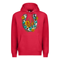 Cardinal cowhide sunflower horseshoe Premium Hoodie - Zillion Design Studio