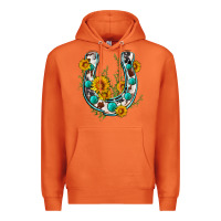 Carrot cowhide sunflower horseshoe Premium Hoodie - Zillion Design Studio
