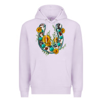 Lilac cowhide sunflower horseshoe Premium Hoodie - Zillion Design Studio