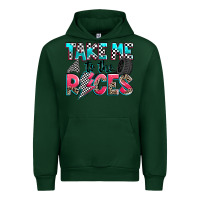 Forest Green take me to the races Urban Hoodie - Zillion Design Studio