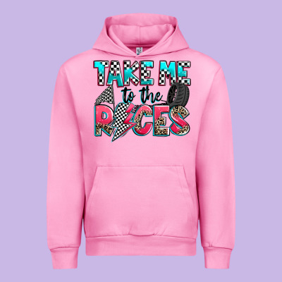 Take Me To The Races Urban Hoodie Designed By Zillion Design Studio