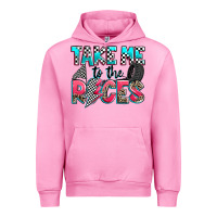 Fuchsia Pink take me to the races Urban Hoodie - Zillion Design Studio