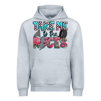 Heather Grey take me to the races Urban Hoodie - Zillion Design Studio
