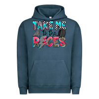 Pigment Midnight Navy take me to the races Urban Hoodie - Zillion Design Studio