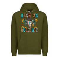 Army Green back on my bullshit Premium Hoodie - Zillion Design Studio